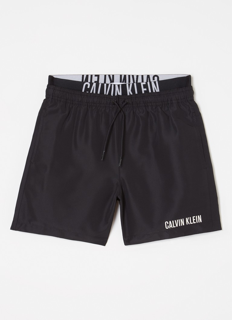 Kąpielówki Calvin Klein z paskiem z logo