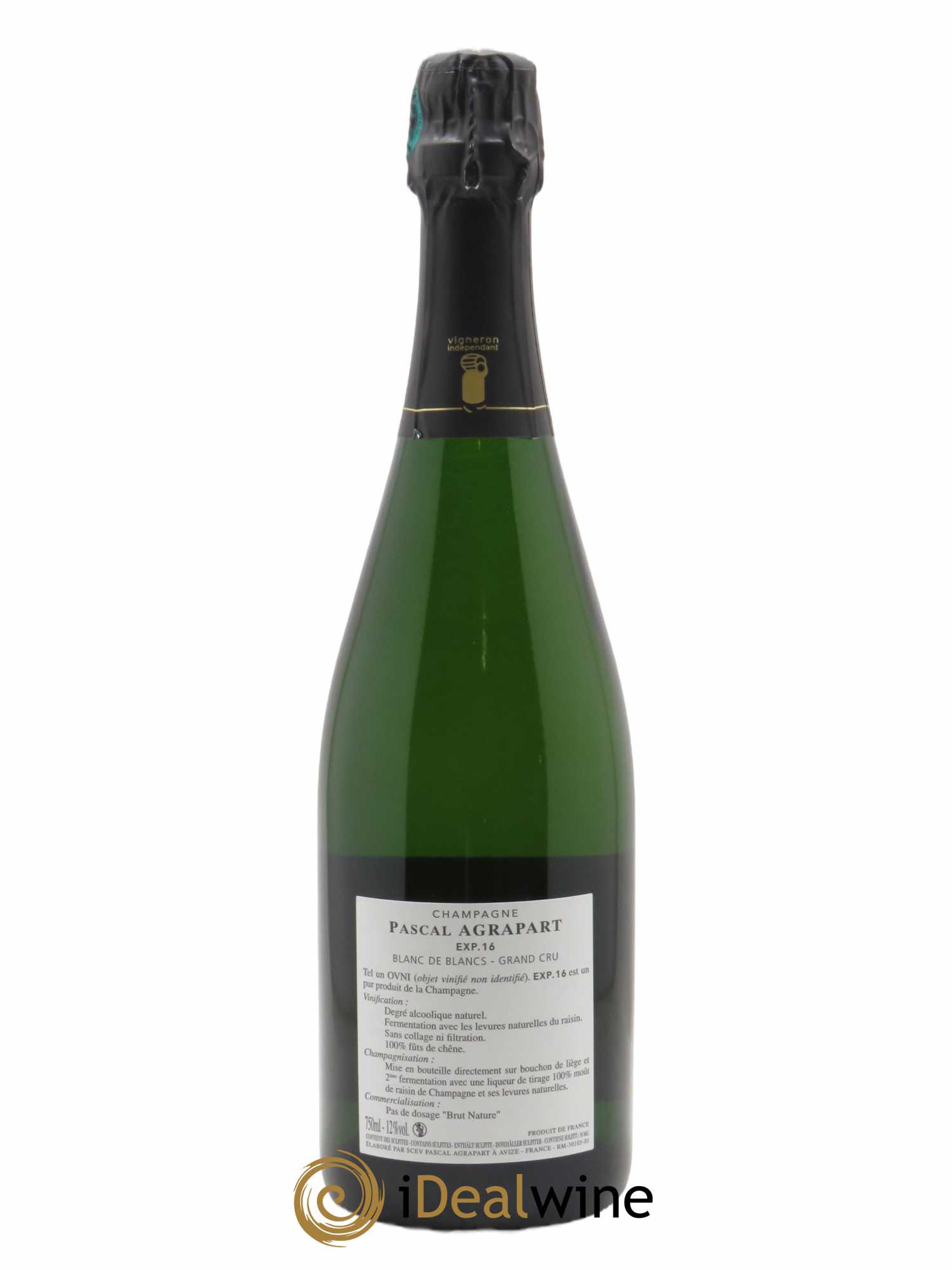 Expérience 16 Brut Nature Pascal Agrapart   - Lot de 1 Bouteille