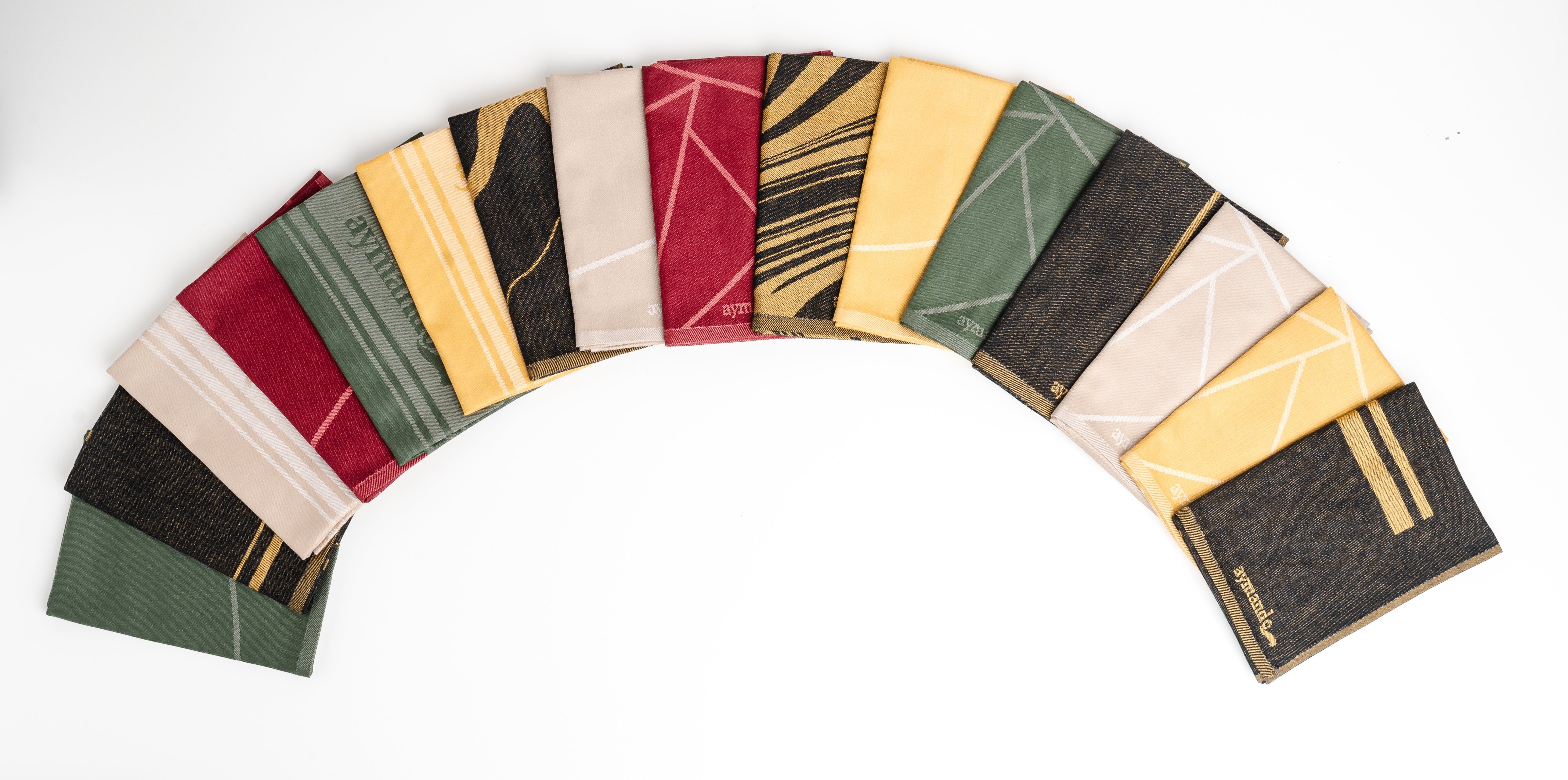 Aymando Geschirrtuch Lines, (Set, 3-tlg., 100% Baumwolle), 50x70 cm