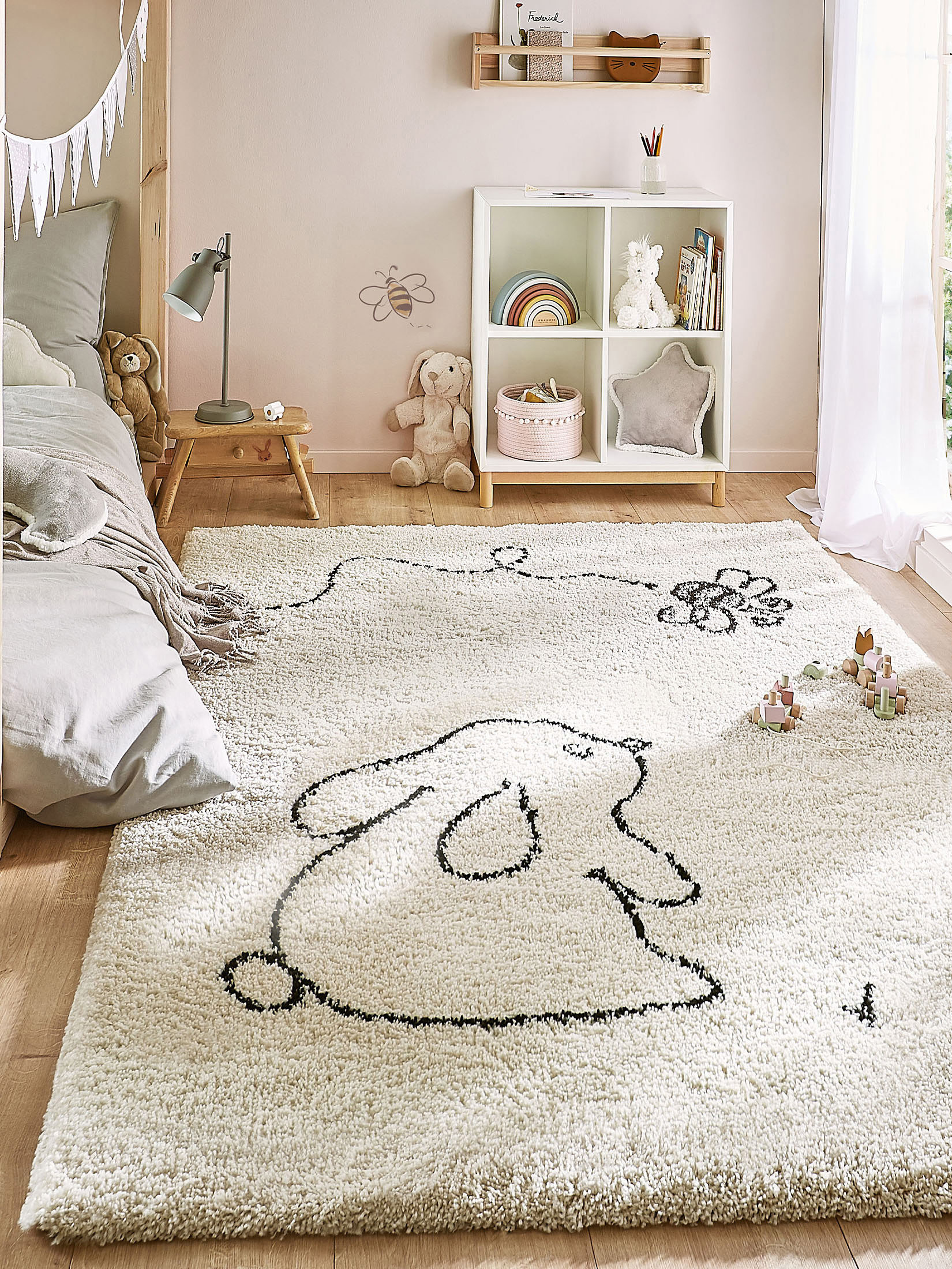 Amity Kinder-Teppich, Hase