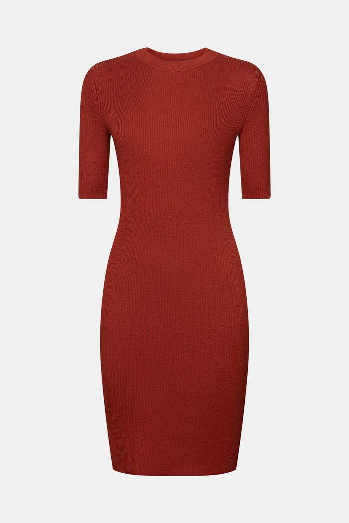 Recycelt: Rippstrickkleid