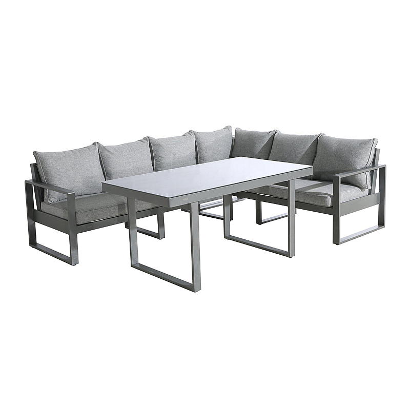 Home Hjørnesofa Aluminium, Miami