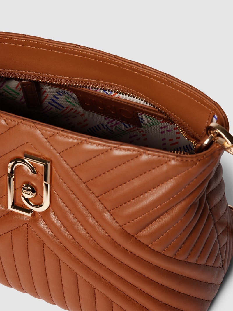 Umhängetasche in Leder-Optik Modell 'Achala' in cognac
