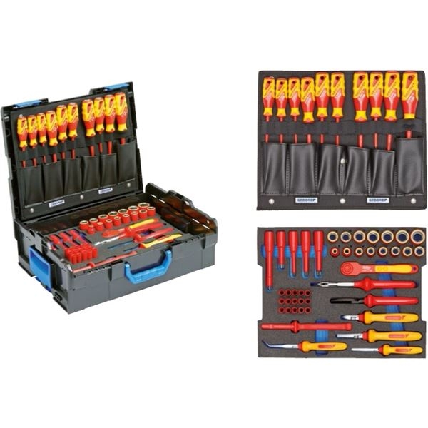 Gedore 2979063 1100-1094 VDE Gereedschaps assortiment Hybrid in L-Boxx 53-Delig
