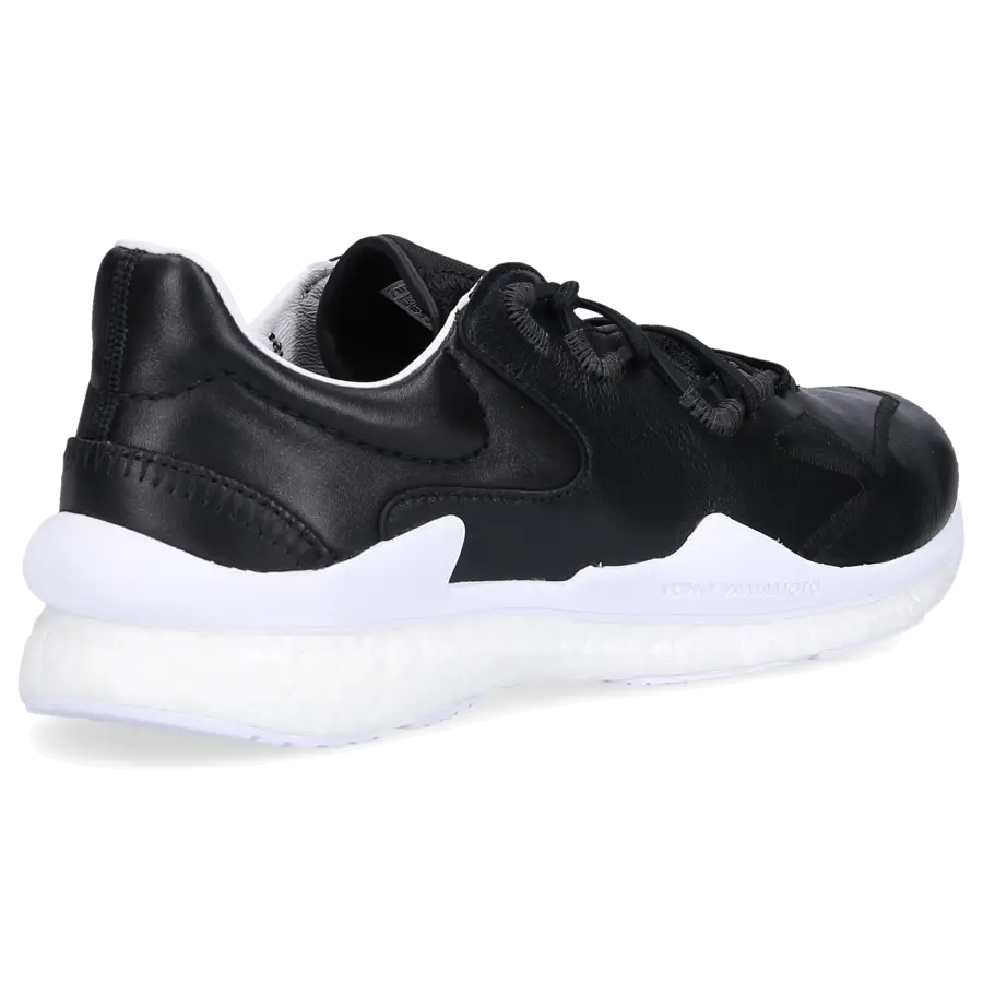 Y-3 - Sneaker low ADIZERO RUNNER Kalbsleder - schwarz