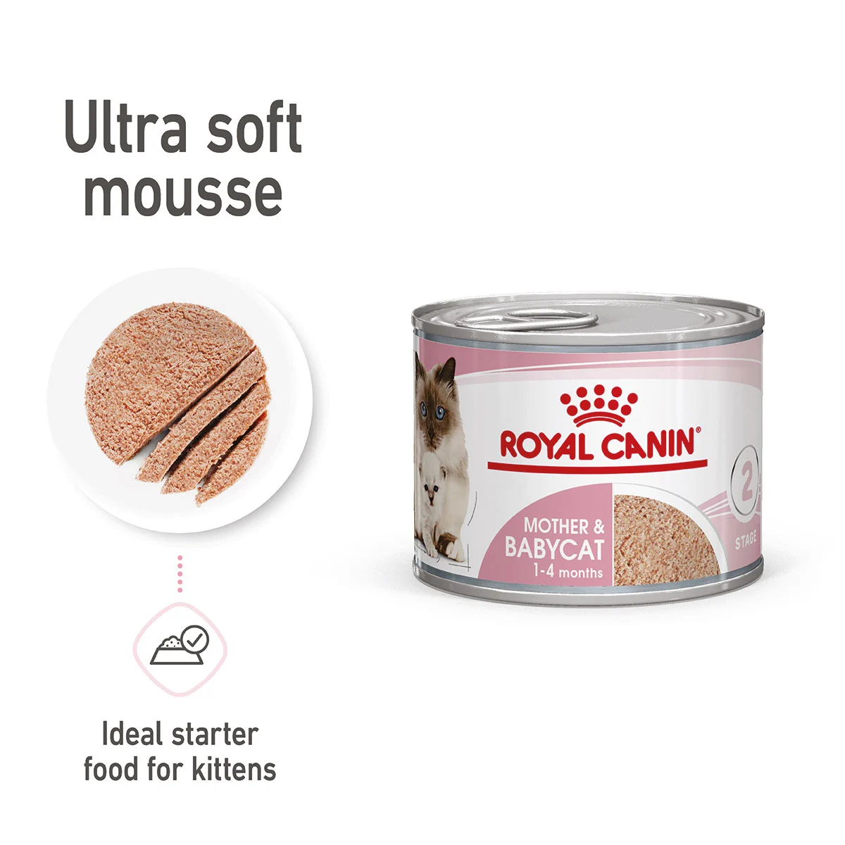 ROYAL CANIN MOTHER & BABYCAT Mousse für tragende Katzen und Kitten