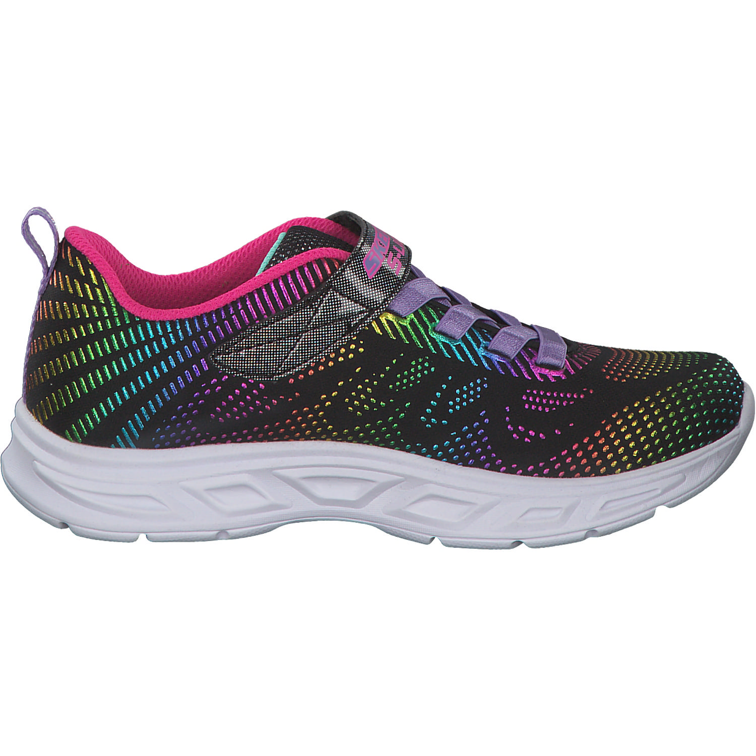 Skechers 10959L, Sneakers Low, Kinder, Schwarz (BKMT)