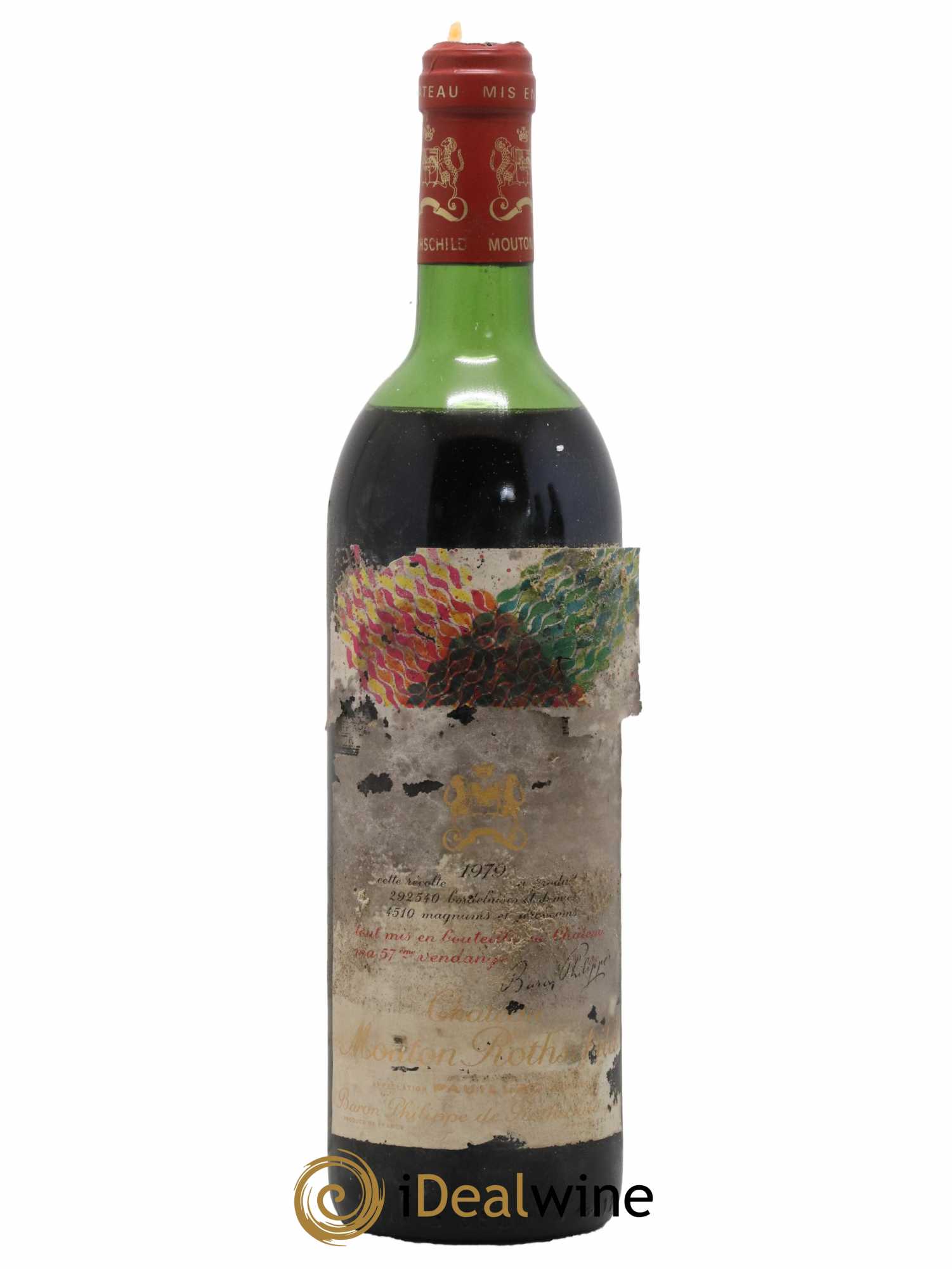 Château Mouton Rothschild 1er Grand Cru Classé  1979 - Lot de 1 Bouteille