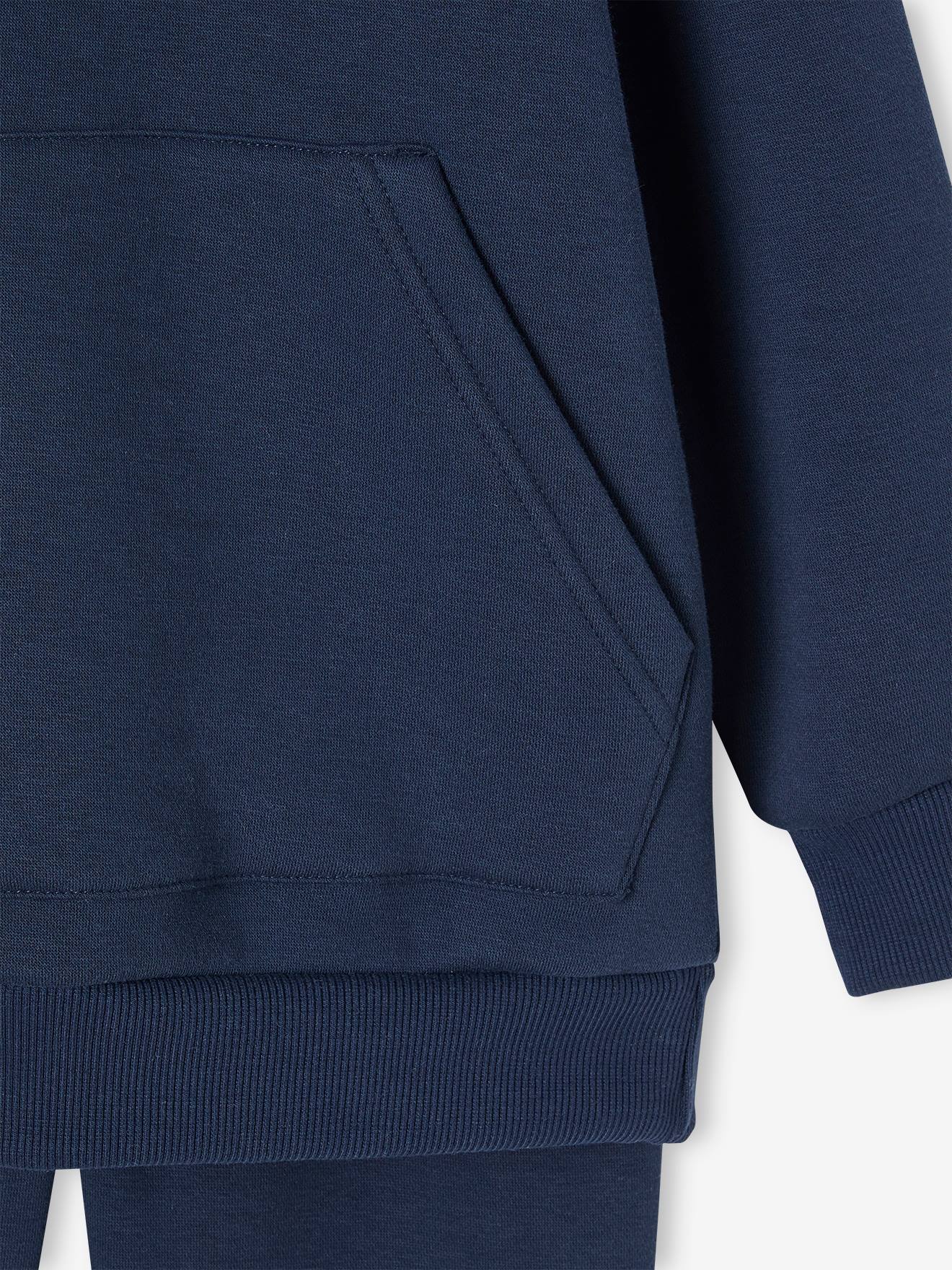 Ensemble sport sweat à capuche + jogging garçon beige clair