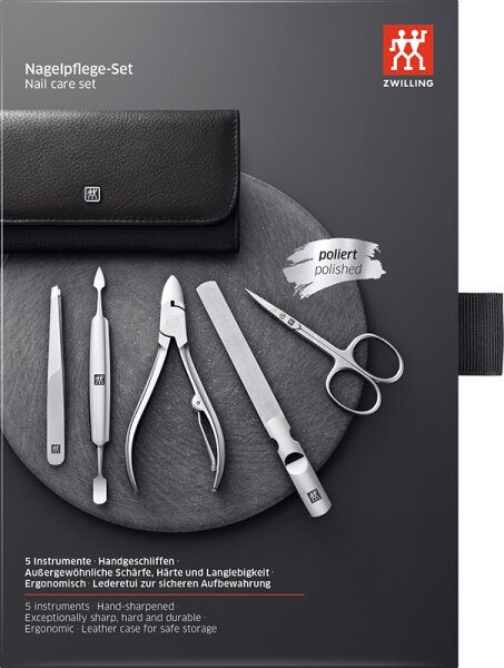 ZWILLING Beauty Classic Nagelpflege-Set - black Maniküre-Set