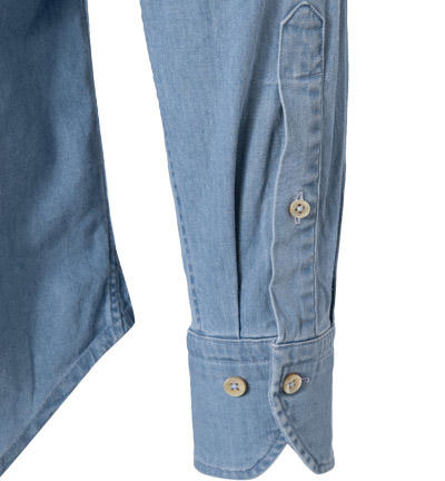 Stenströms, Jeanshemd, Fitted Body, Baumwolle, blau