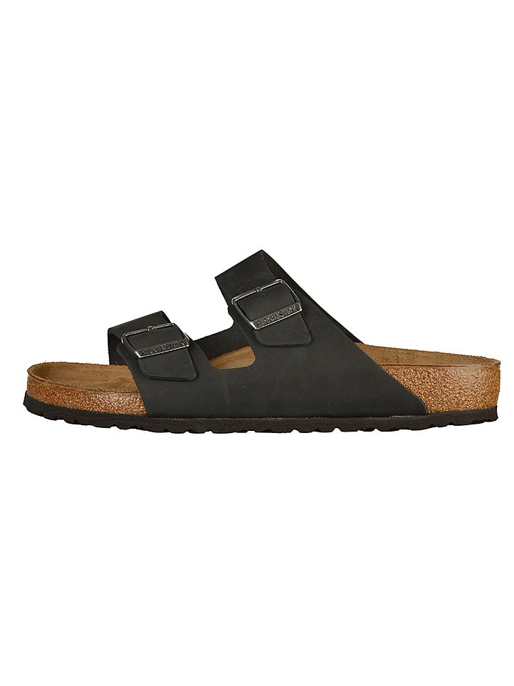 Birkenstock Leder-Pantoletten 