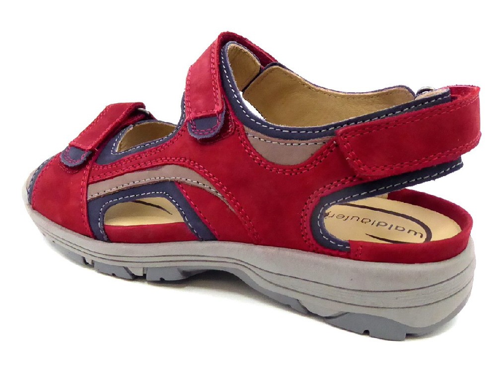 WALDLÄUFER Klassische Sandalen rot