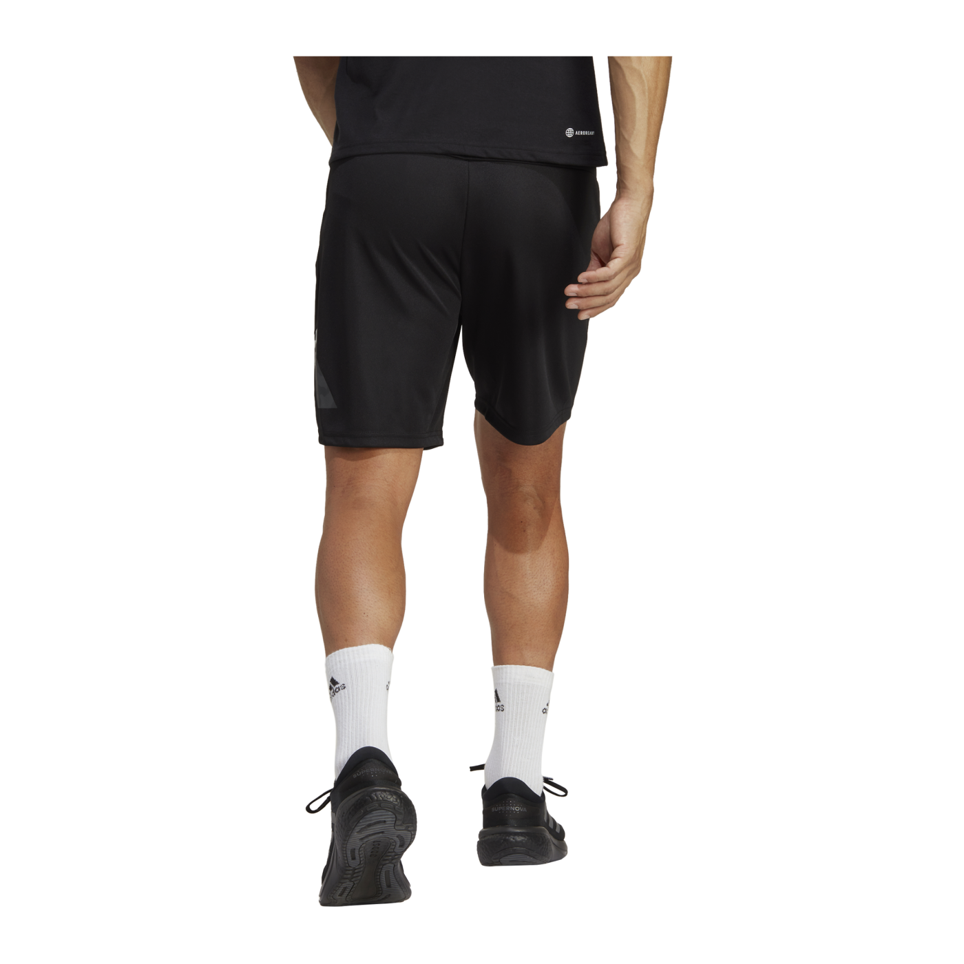 adidas Seasonal Trainingsshort Schwarz Weiss