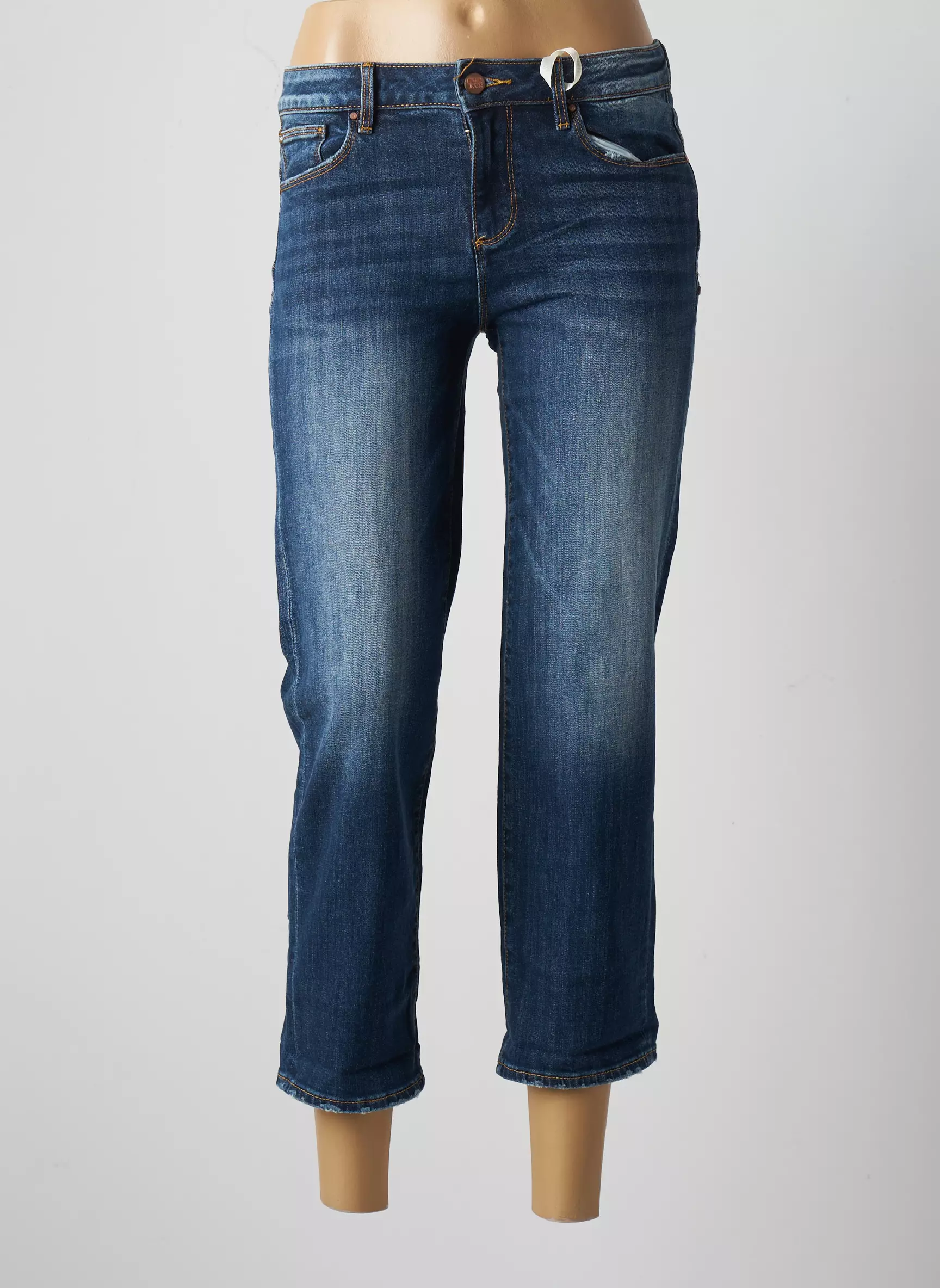 Fracomina Jeans Coupe Droite Femme couleur bleu