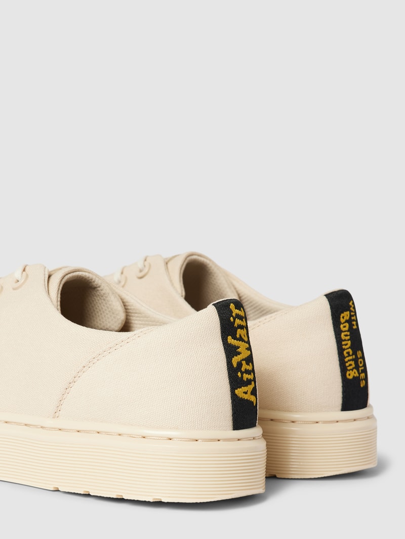 Sneaker mit Label-Detail Modell 'Dante' in beige