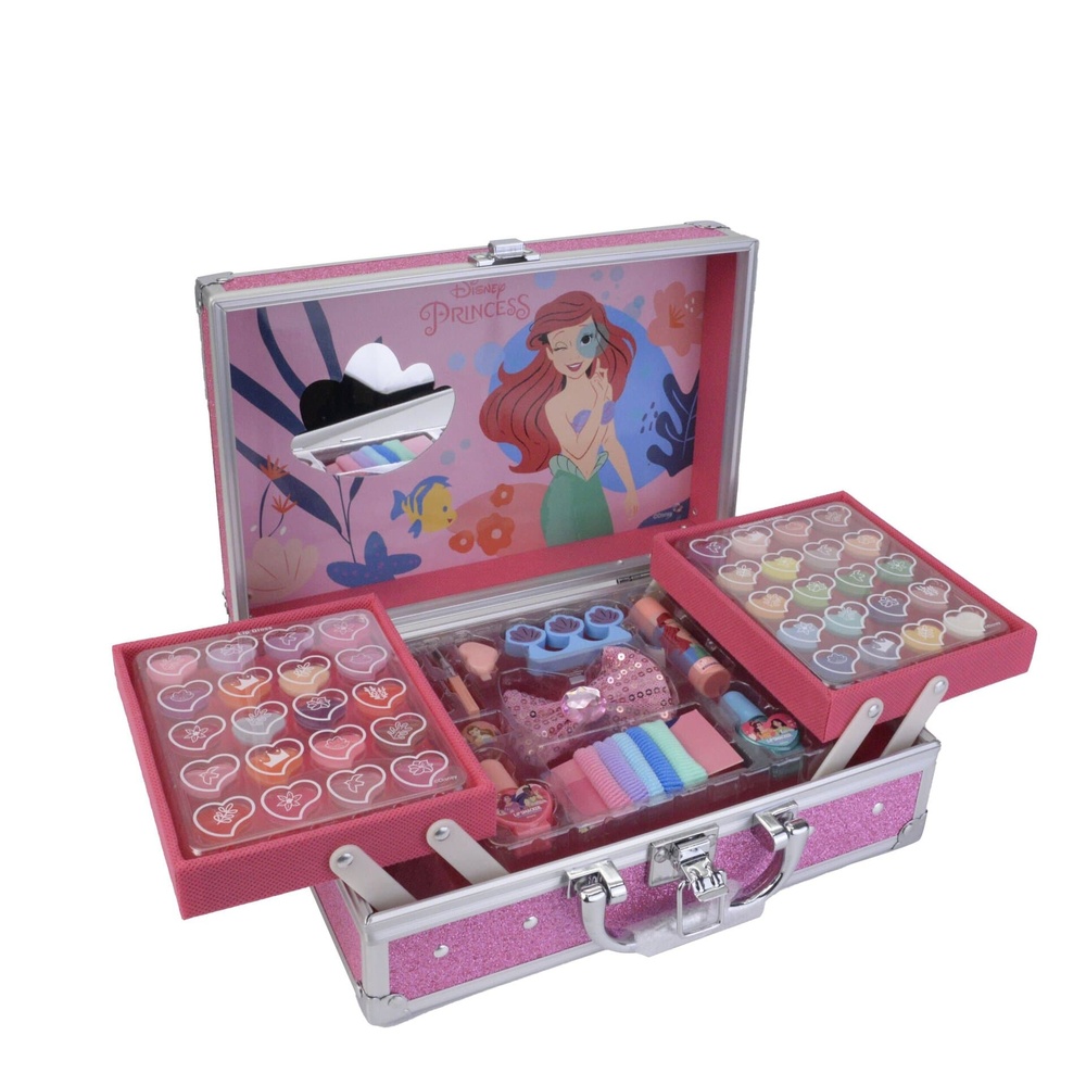 Disney Princess Makeup Traincase Coffret de maquillage pour enfants