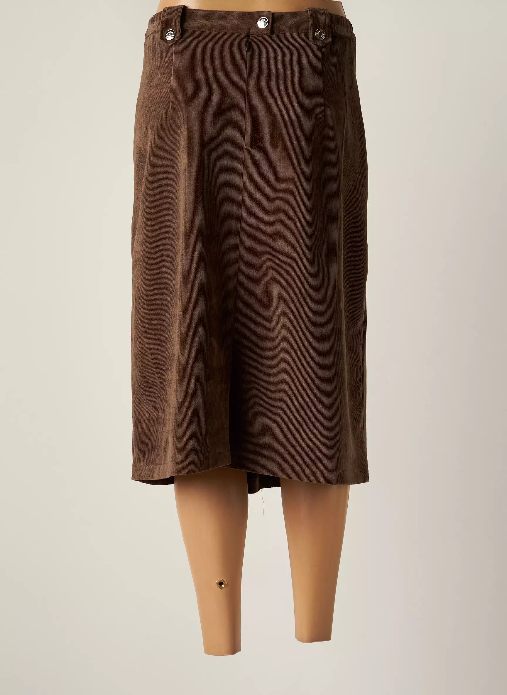 Valmode Jupes Mi Longues Femme couleur marron