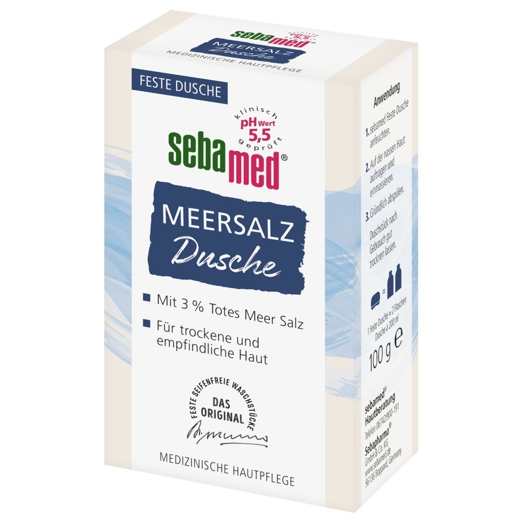 Meersalz feste Dusche