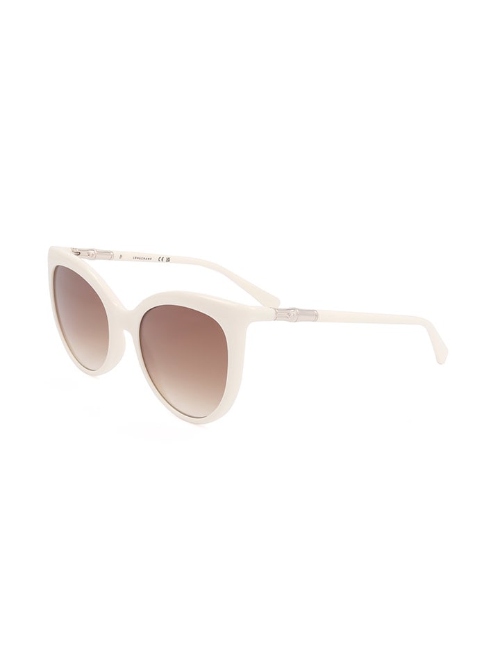 Longchamp Damen-Sonnenbrille in Creme/ Hellbraun günstig kaufen 54
