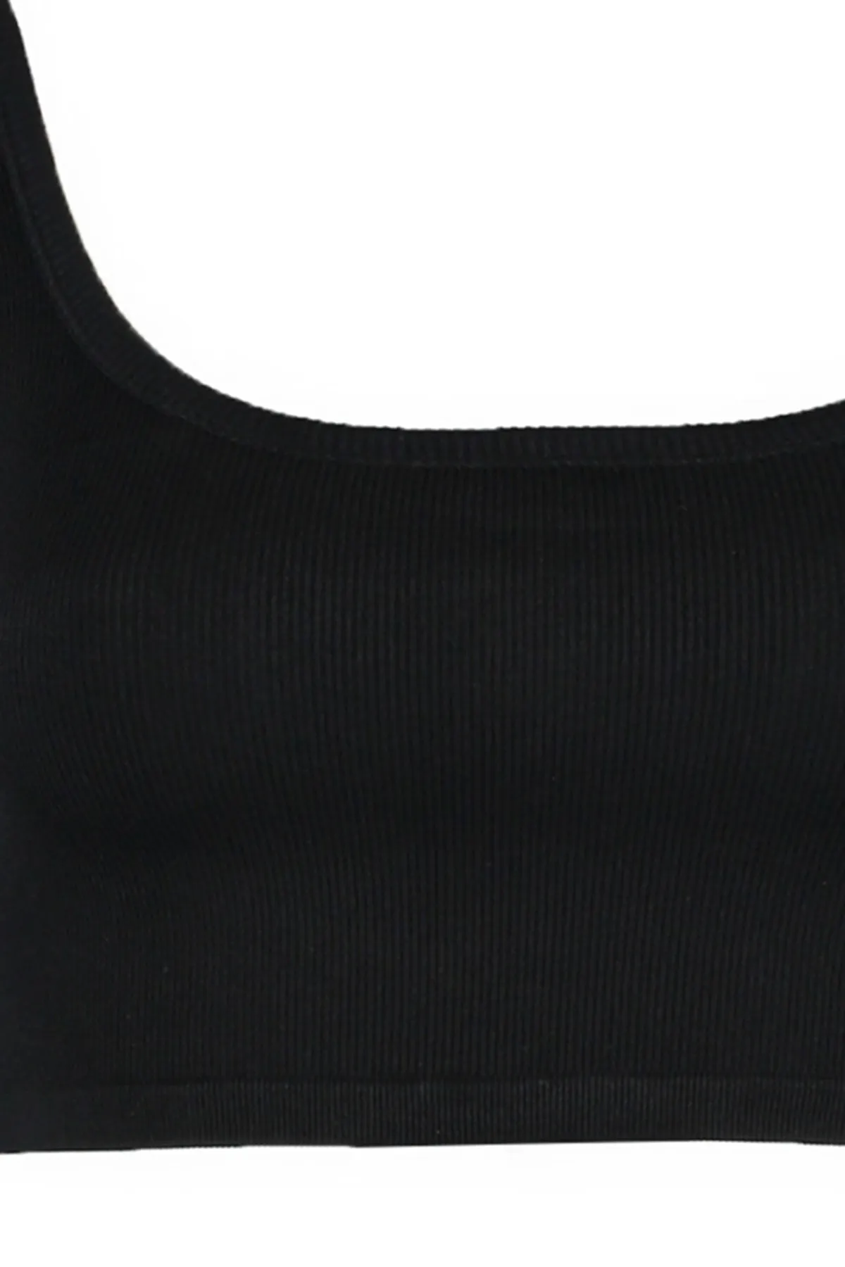 Trendyol Collection  Schwarzer nahtloser/nahtloser, leicht stützender/formender gestrickter Sport-BH TWOSS21SS0008