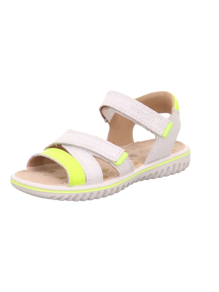 superfit Sandale SPARKLE in Weiß/Gelb günstig kaufen