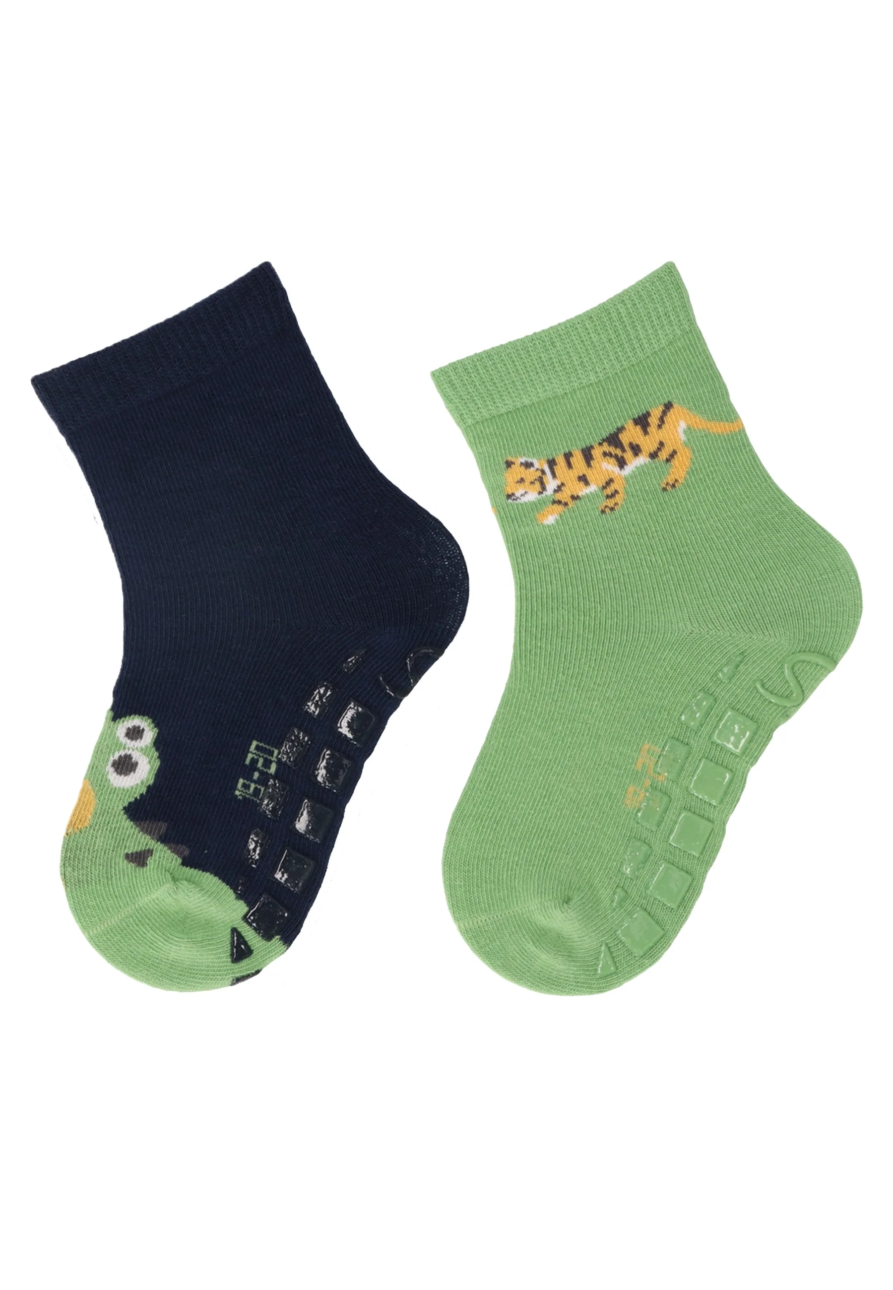 ABS Socken im 2er Pack mit Motiv Krokodil