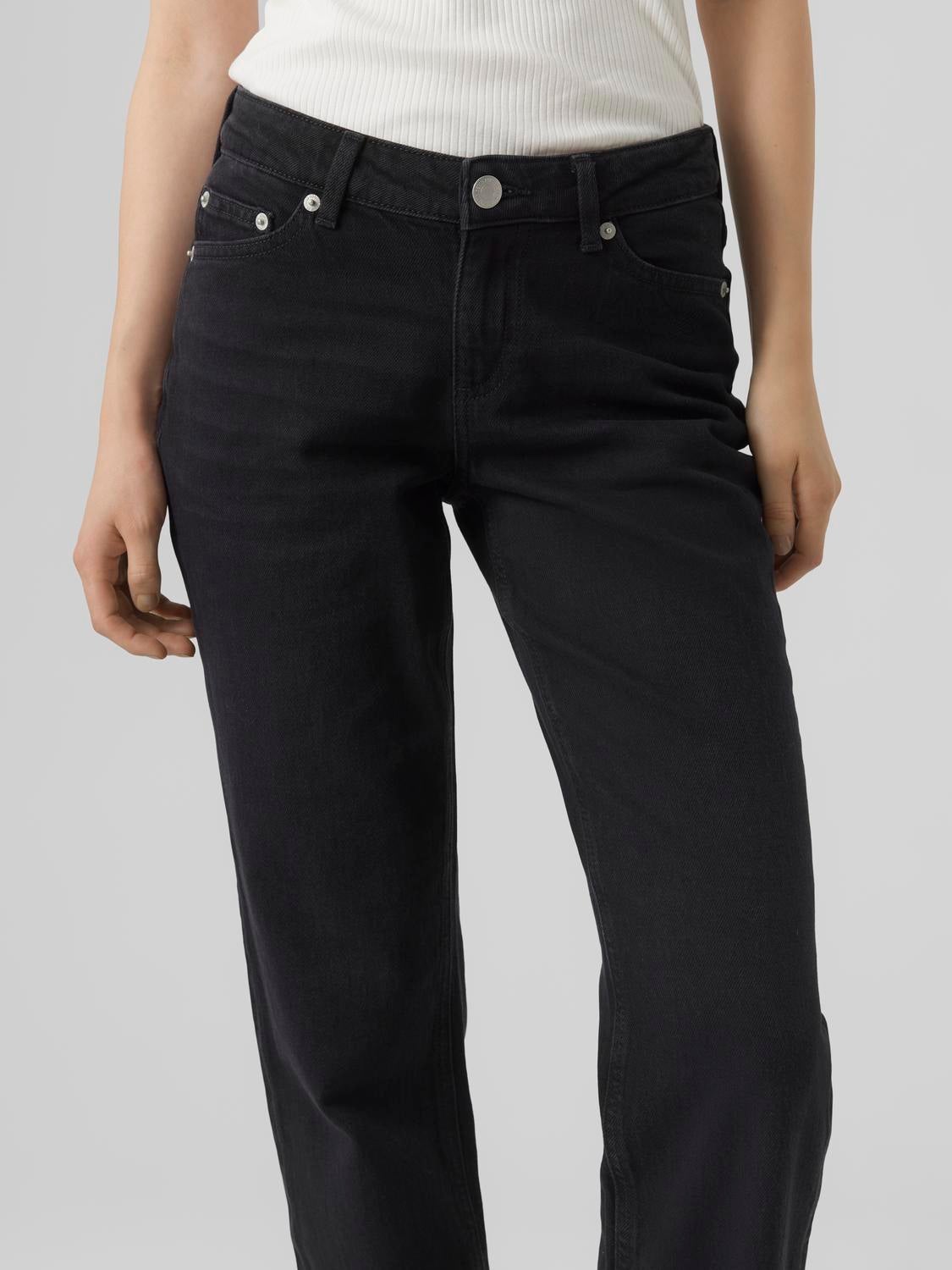 VMJADA Mid Rise Gerade geschnitten Jeans