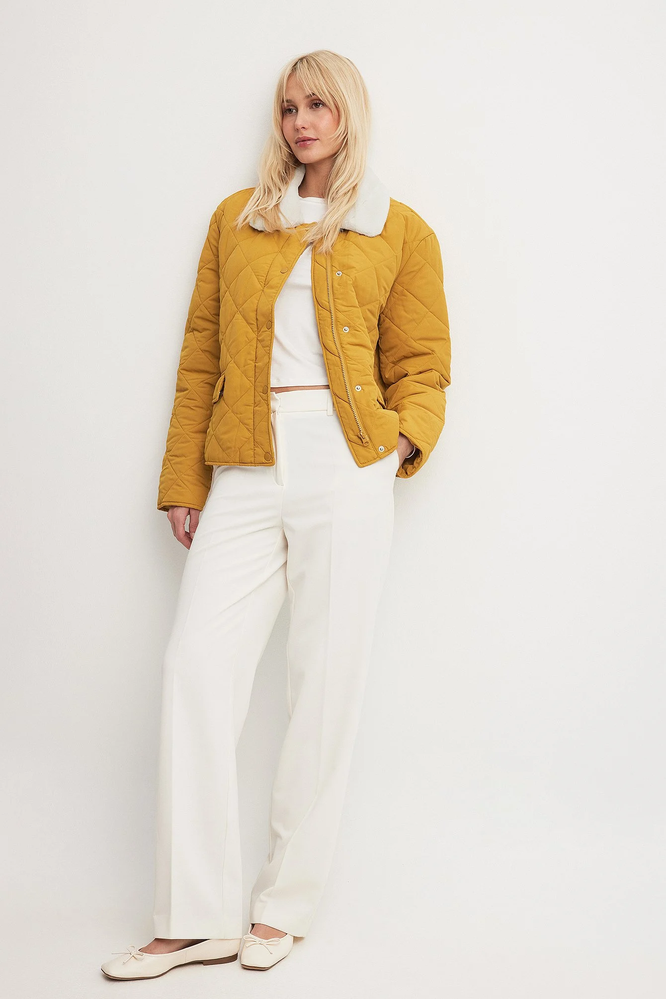 Gesteppte wattierte Jacke