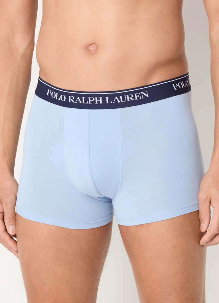 Lot de 3 boxers Ralph Lauren avec ceinture logotée