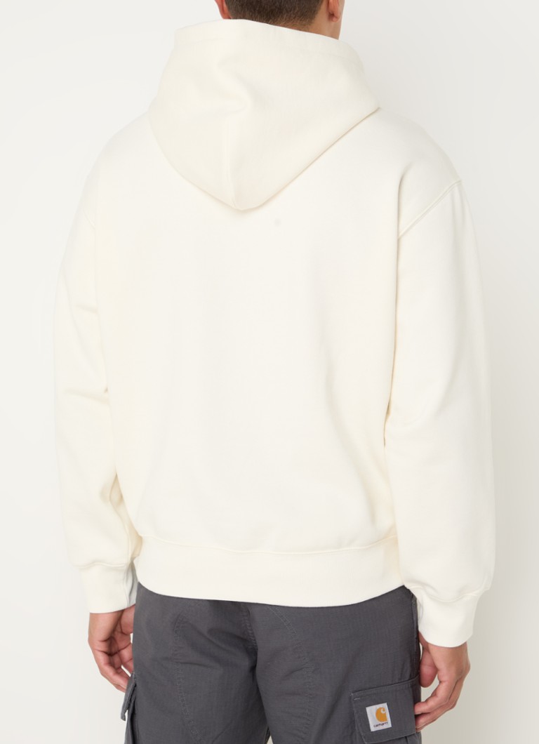 Carhartt WIP Brown Duck hoodie with logo embroidery