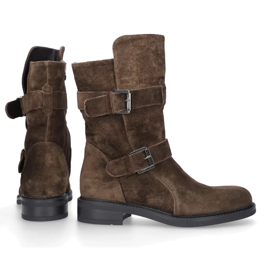 EN AVANT - Stiefeletten 424-00 Veloursleder - braun
