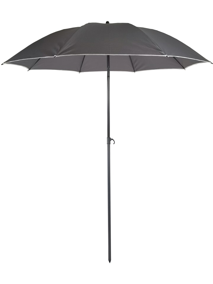 VCM  Sonnenschirm 180 cm Strandschirm Schirm UV-Schutz in Anthrazit günstig kaufen onesize