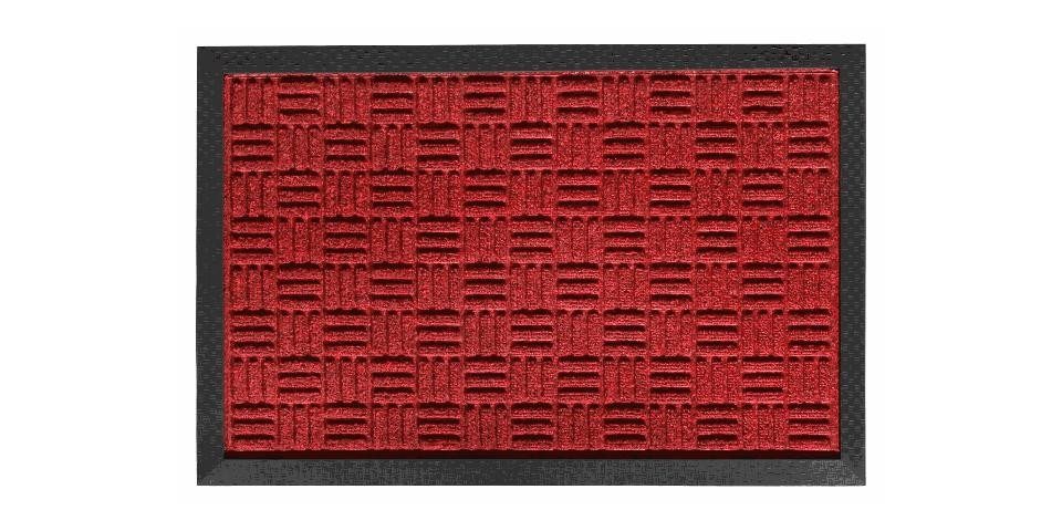 Andiamo Schuhabtropfschale Fußmatte Aida rot, 40 x 60 cm