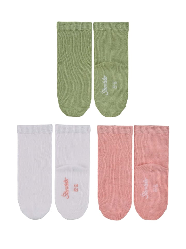 Sterntaler Socken 3er-Pack Pack uni in zartrosa günstig kaufen 26