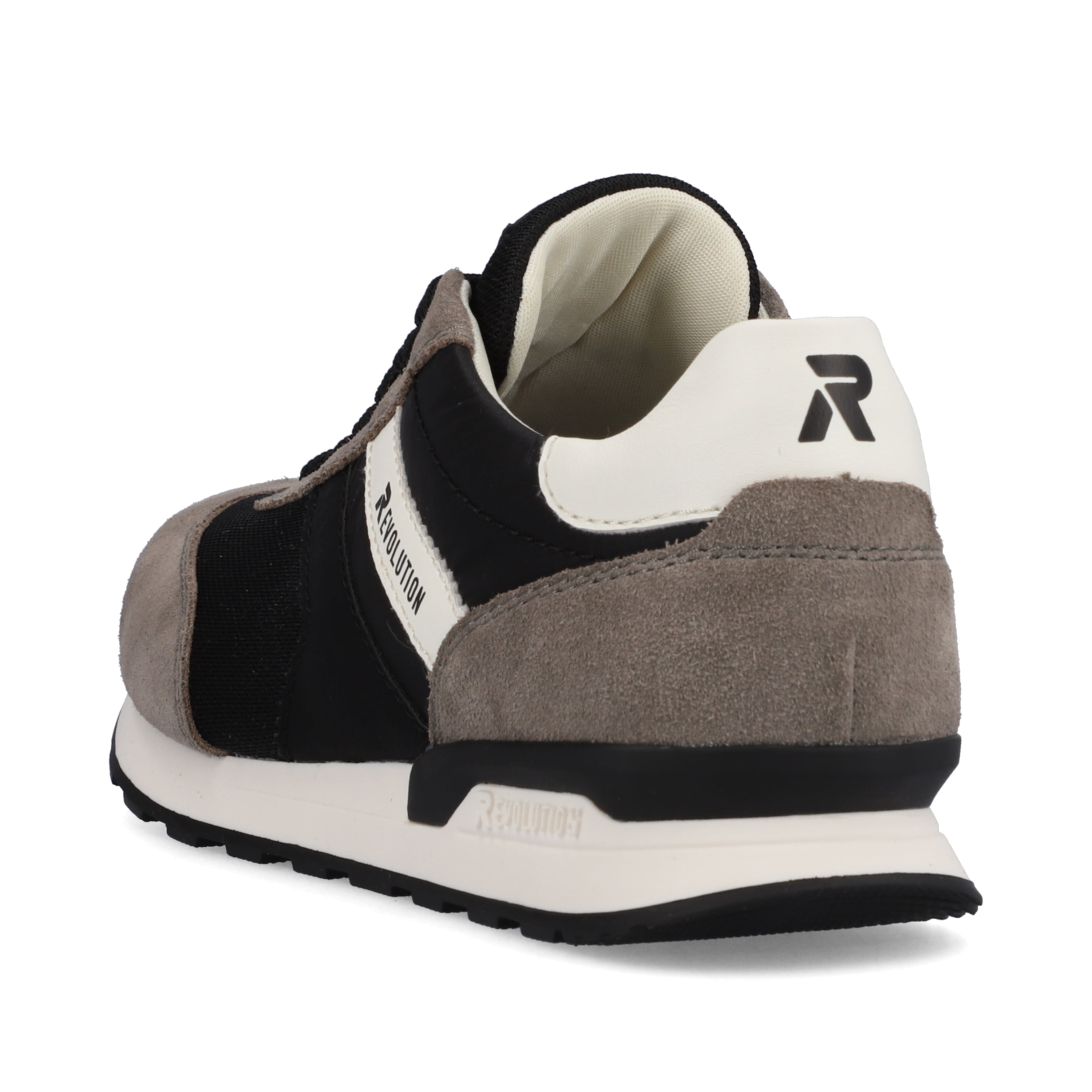 Rieker Herren Sneaker Low deep-black stone-grey