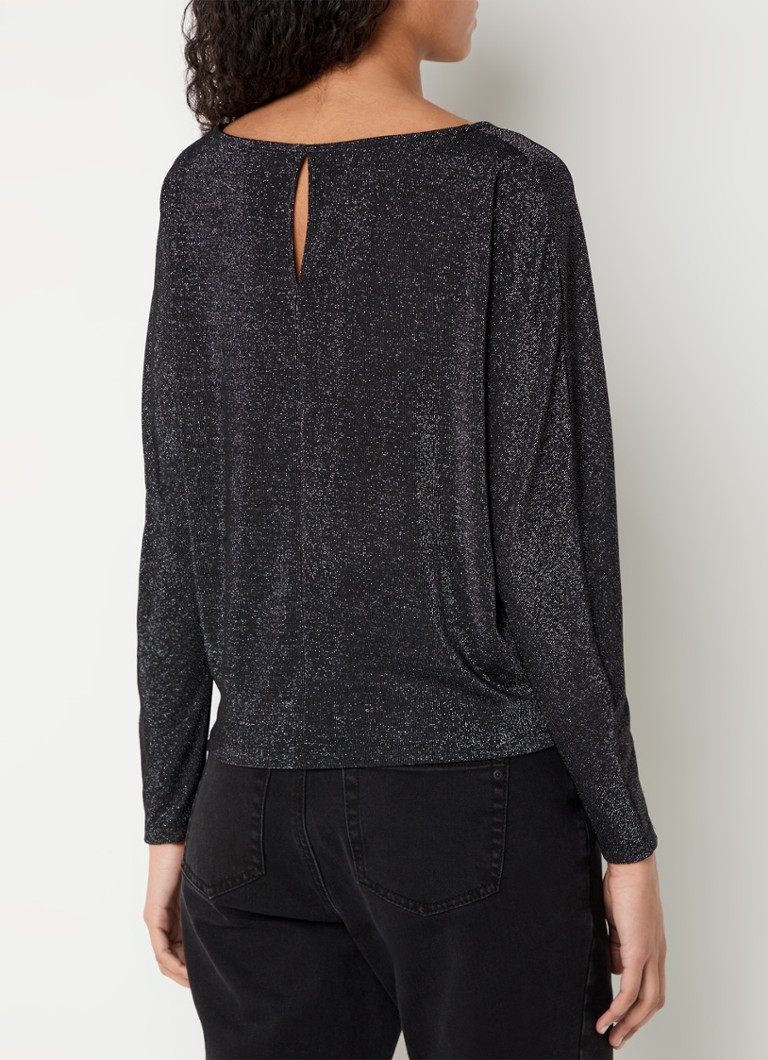 Pulover OPUS Siglam tricotat fin cu lurex