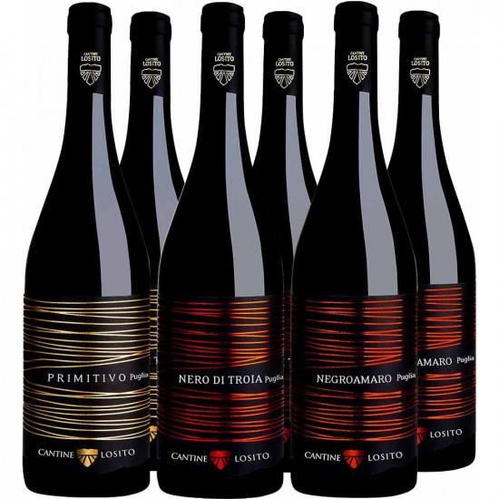 Apulien Rotwein-Paket - Cantine Losito