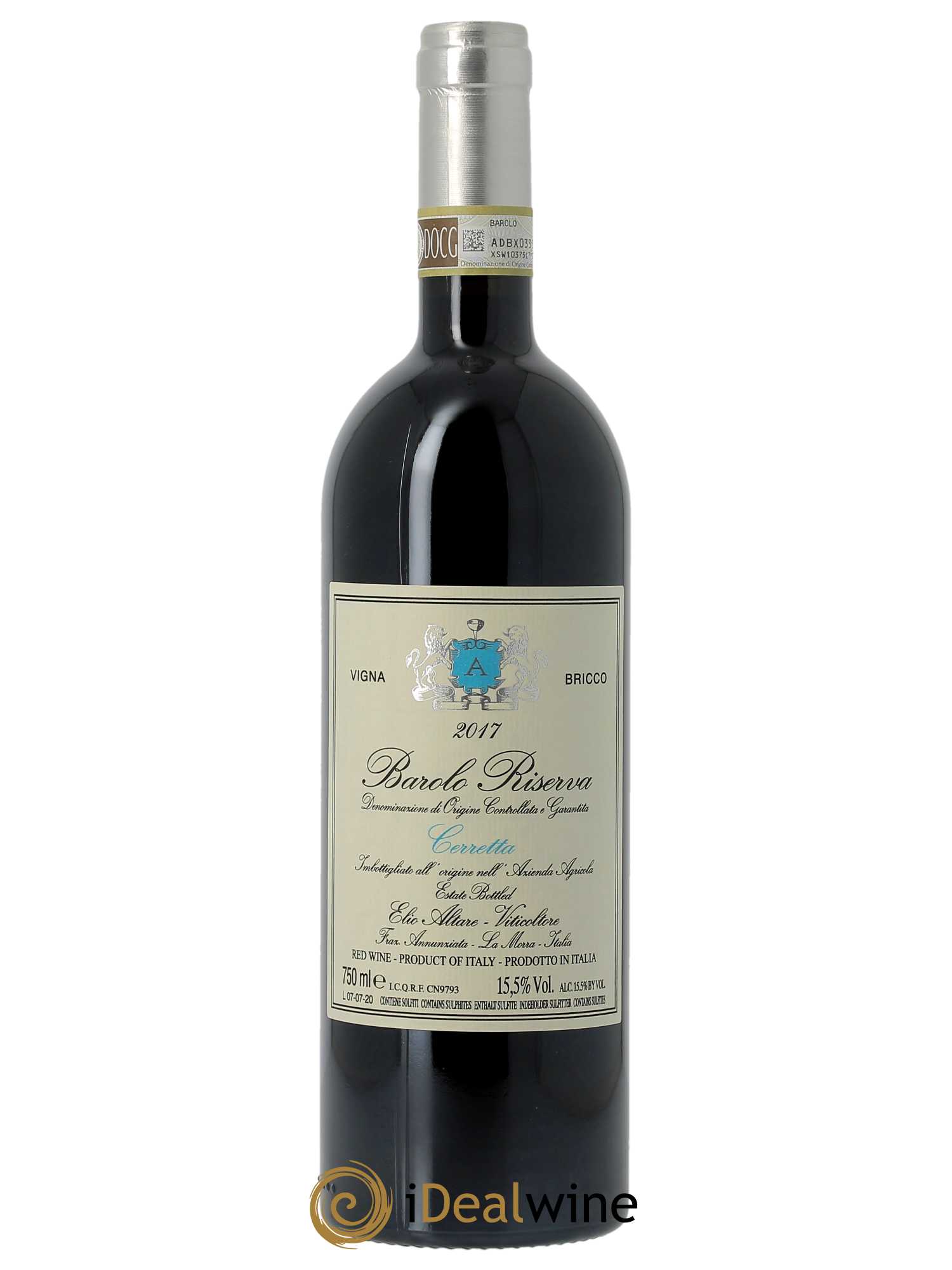 Barolo DOCG Elio Altare DOCG Ceretta - Vigna Bricco  2017 - Lot de 1 Bouteille