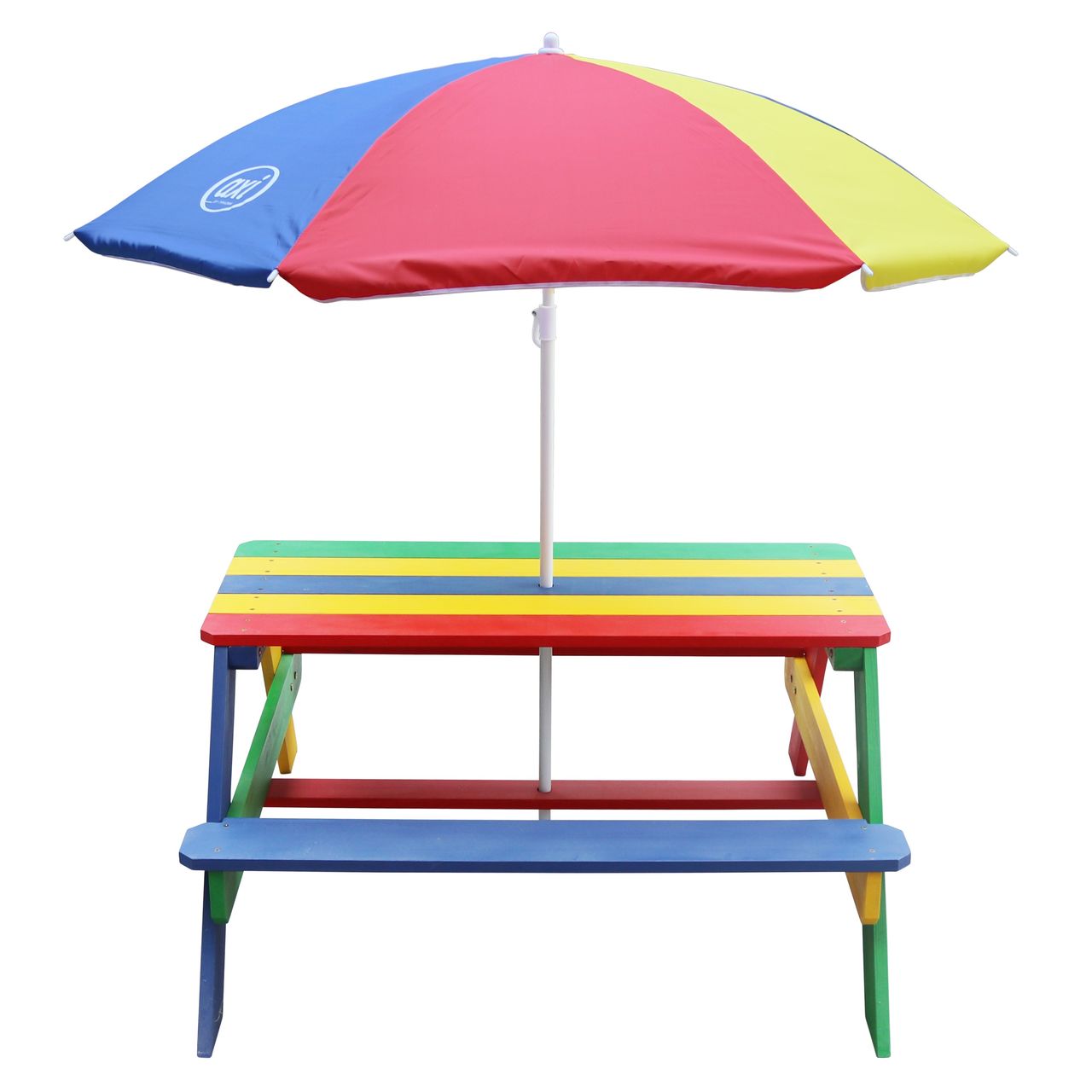 AXI Nick Picknicktisch Regenbogen - Sonnenschirm Regenbogen