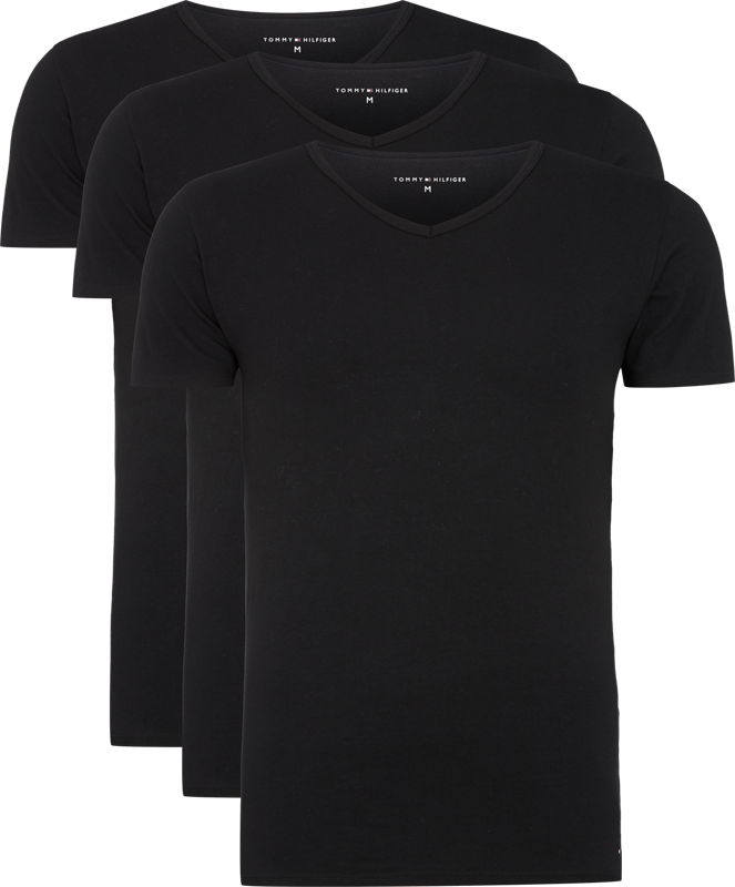 T-Shirt im 3er-Pack in schwarz