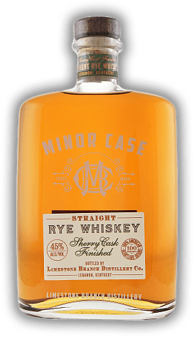 Minor Case Straight Rye Sherry Cask Finished Minor Case Straight Rye Sherry Cask Finished Ein 2-jähriger Rye Whiskey mit Sherry-Finish. 0,7	 Liter - Vol 45%