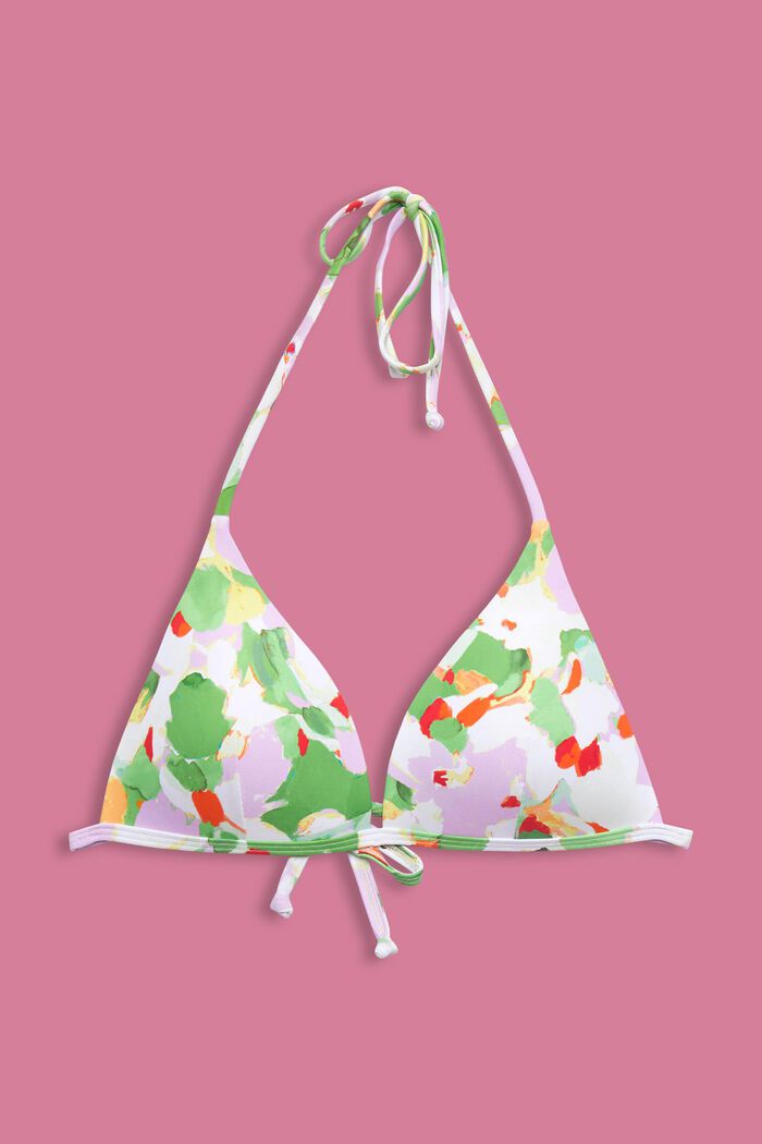 Recycelt: wattiertes Triangel-Top