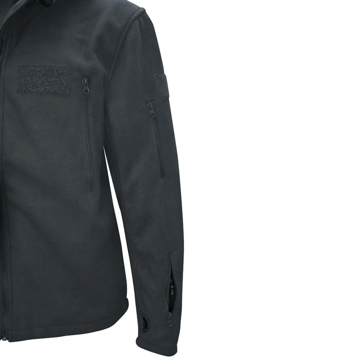 Fleece Jacke Outdoor Adventure schwarz