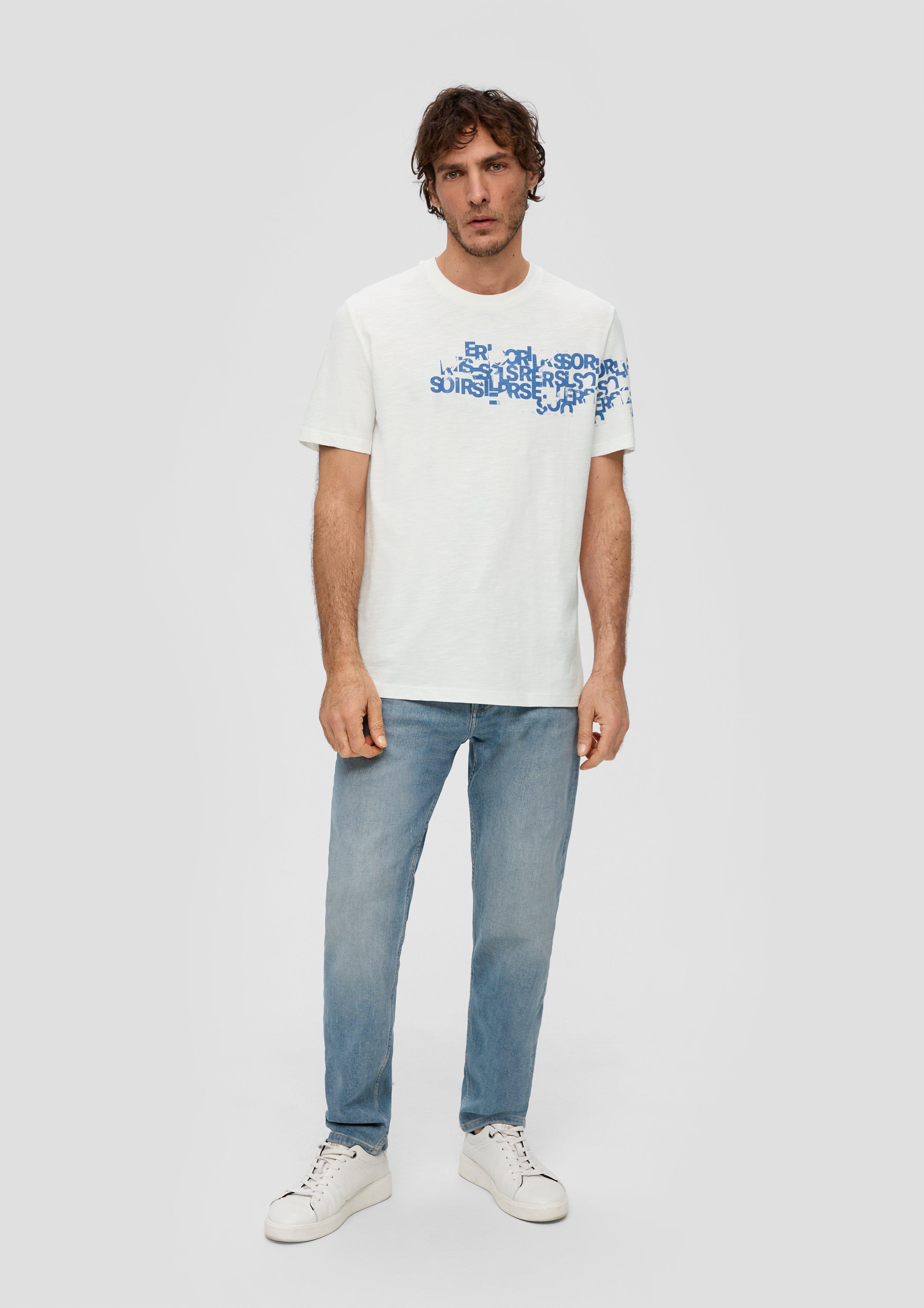 T-Shirt mit Rundhalsausschnitt  2143918-01D2