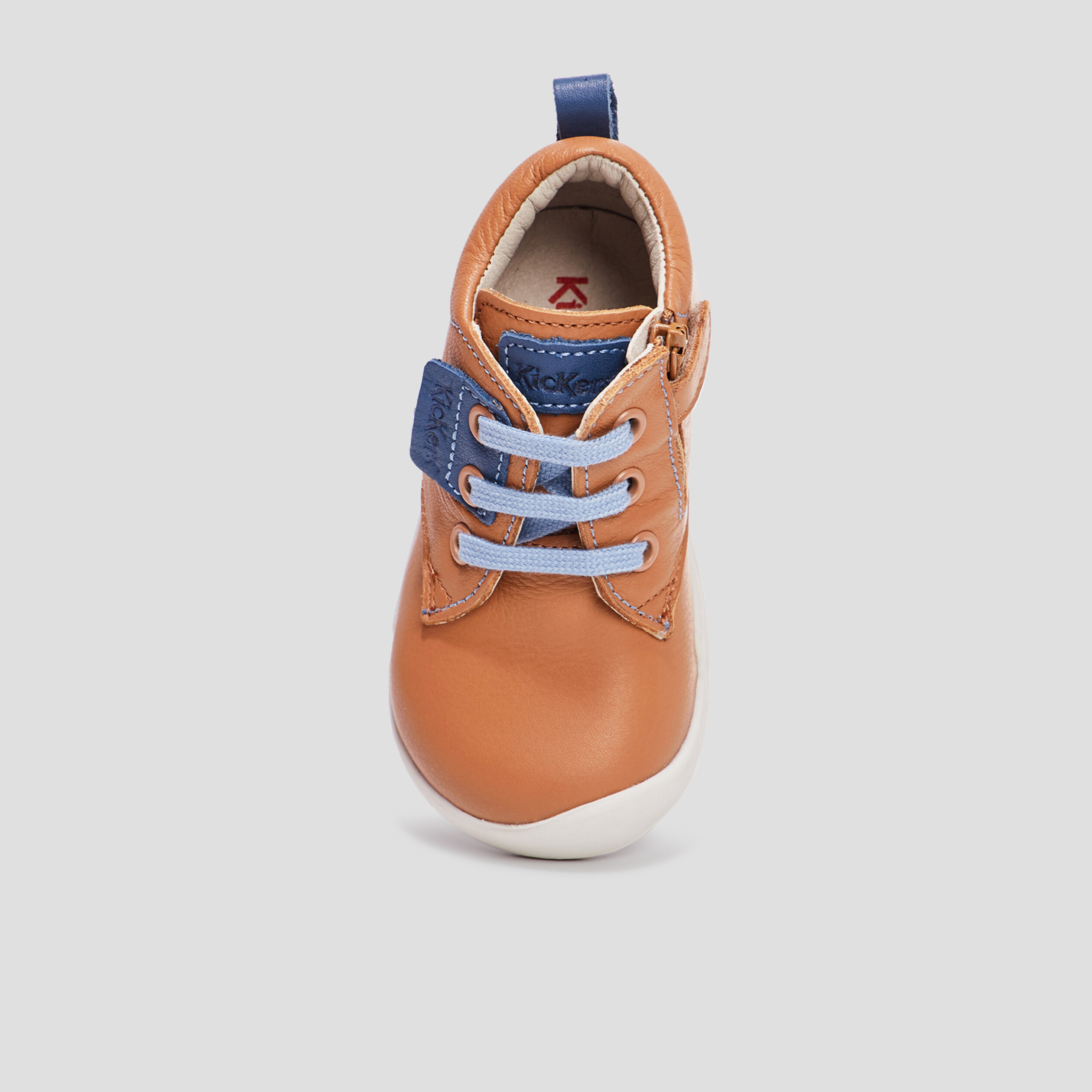 Bottillons en cuir Wazzap camel bébé garçon | La Halle