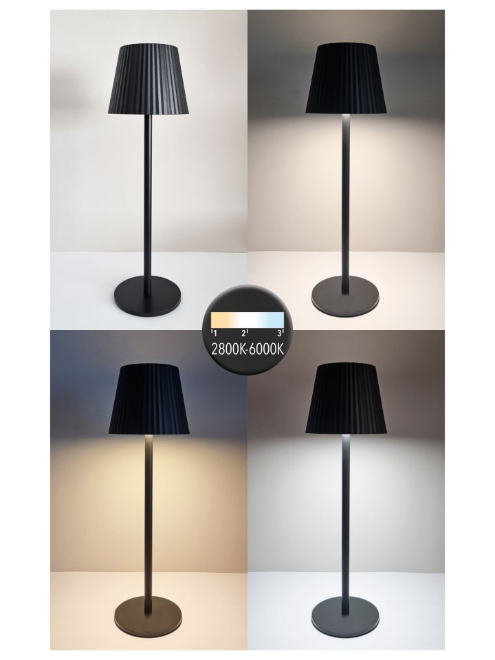 Coen Bakker LED Tischlampe dimmbar Touch Farbwechsler IP44 Innen & Außen 36,5x11cm in Sand günstig kaufen onesize