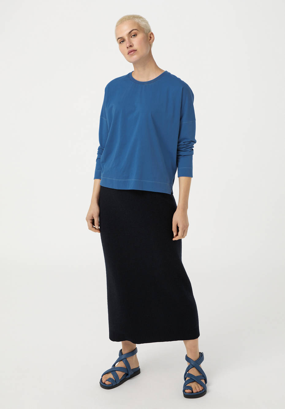 Langarm-Shirt aus reiner Bio-Baumwolle