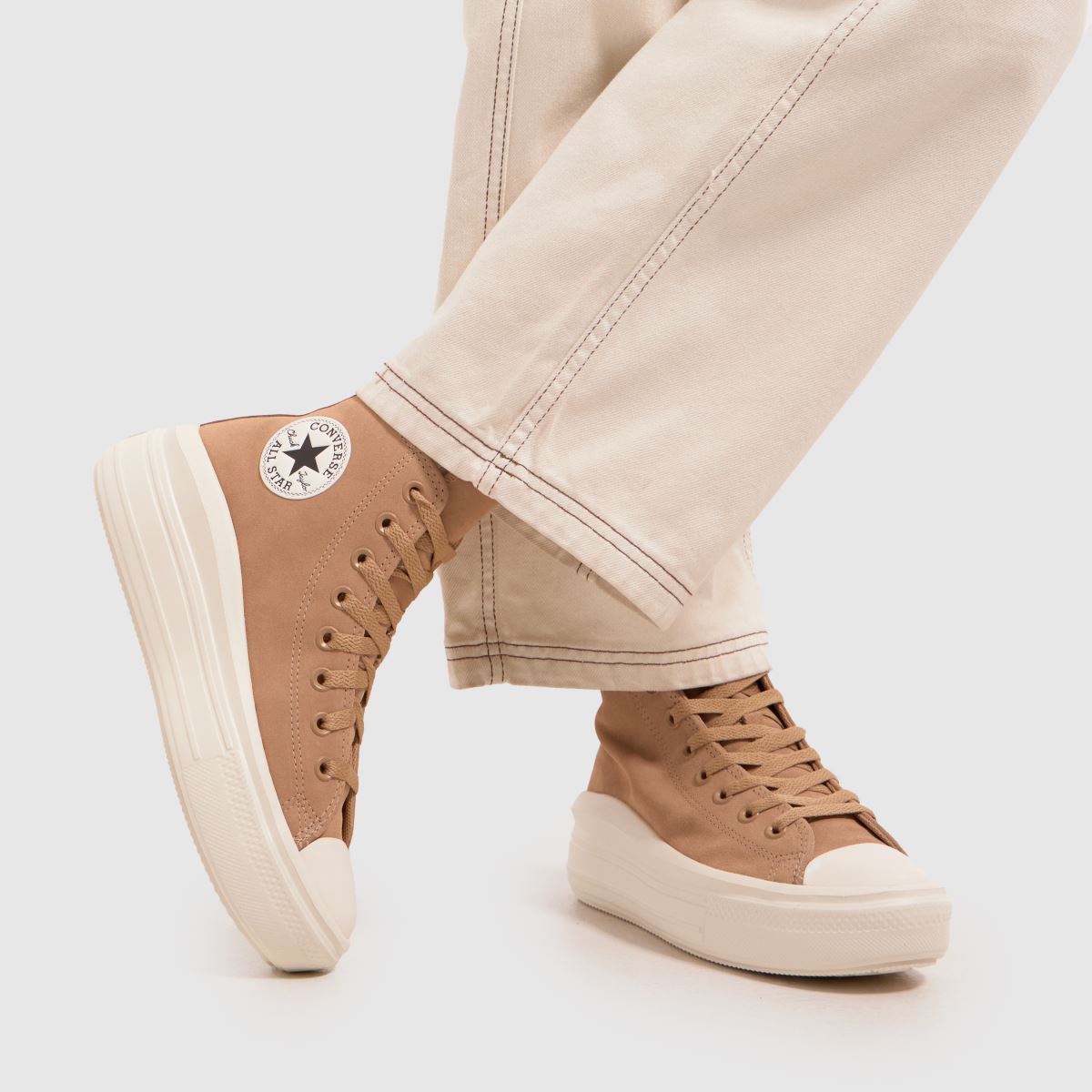 Converse All Star Move cipők barna színben