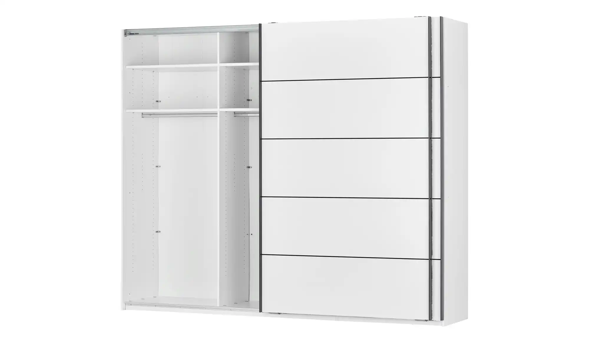 Primo Schwebetürenschrank, 2-türig Snow